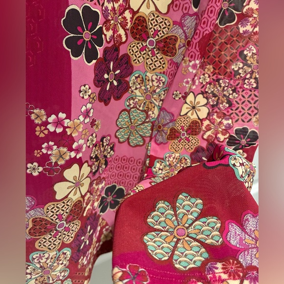 Johnny Was Multicolor Floral Blouse - Picture 3 of 8